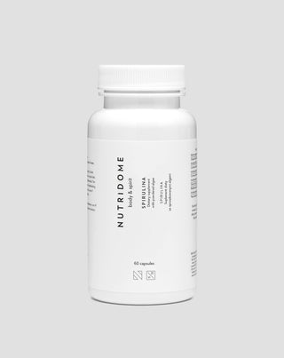 Спирулина таблетки с морски водорасли за детокс на организма Nutridome 60 капсули - 1