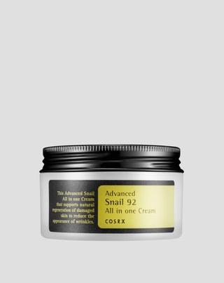 Регенериращ и овлажняващ крем със слуз от охлюви Advanced Snail 92 All In One Cream COSRX - 1