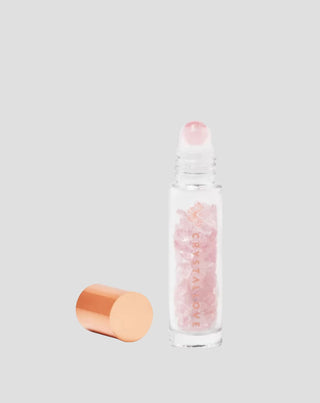 Бутилка с кристали за олио – розов кварц Crystallove - 1