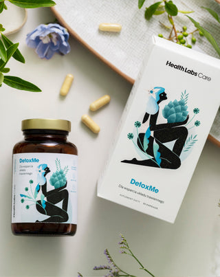 Хранителна добавка поддържаща функцията на храносмилателната система DetoxMe Health Labs Care 90 капсули - 2
