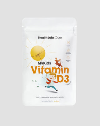 Витамин D за деца MyKids Vitamin D3 веган, под формата желирани бонбони Health Labs Care 60 броя - 1