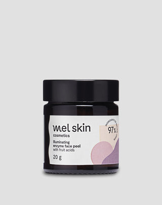 Изсветляващ ензиматичен скраб за лице с плодови киселини, Mel Skin - 1