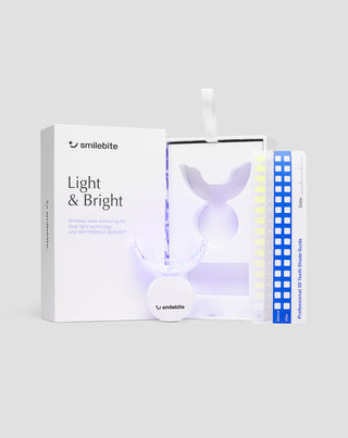 Smilebite Light & Bright Комплект за избелване на зъби LED лампа + Whitesmile Serum™ - 1