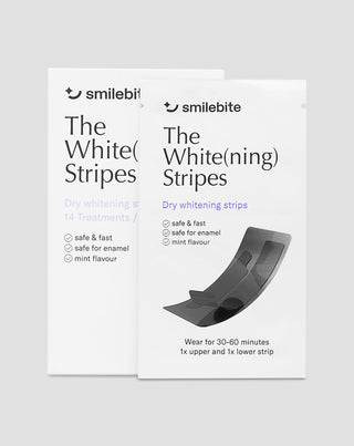 The White(ning) Stripes Комплект от 28 ленти за избелване на зъби Smilebite. - 1