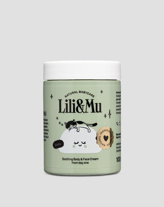 Интензивно овлажняващ крем за бебета и новородени деца, за лице и тяло Lili&Μu - 1