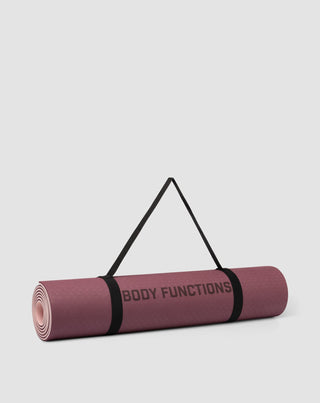 Неплъзгаща се постелка за йога тънка Body Functions_1 - 1