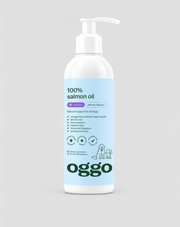 Масло от сьомга за куче Omega-3 EPA и DHA за сърце, мозък и имунитет Oggo 250 ml
