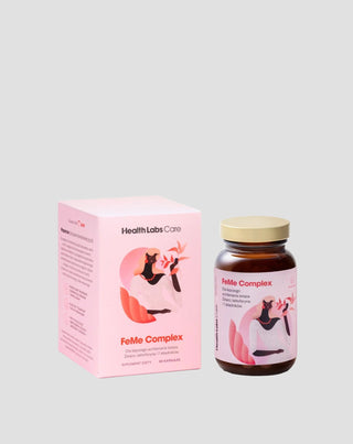 Хранителна добавка подпомагаща усвояването на желязо FeMe Complex Health Labs Care 60 капсули - 1