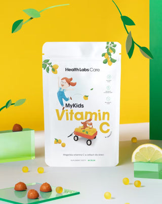 Витамин С за деца под формата на желирани бонбони, веган MyKids Vitamin C Health Labs Care 60 бр. - 2