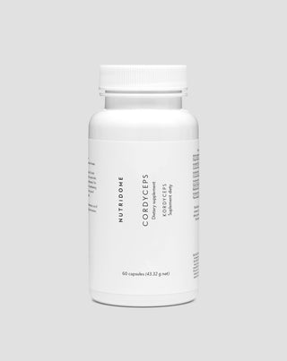 Екстракт от кордицепс 1200mg 7% кордицепсова киселина енергия имунитет Nutridome 60 капсули - 1