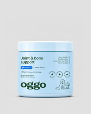 Добавка за стави и кости за кучета от едри породи, активни, по-възрастни Joint & Bone Support Oggo 180 g