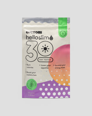 Дневен плодово-билков детокс чай за пречистване на организма за 30 дни Hello Slim Oh!Tomi - 1